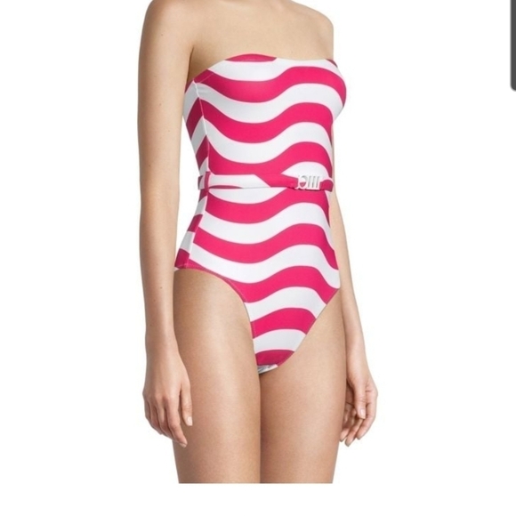 Solid & Striped One Piece - Picture 1 of 10